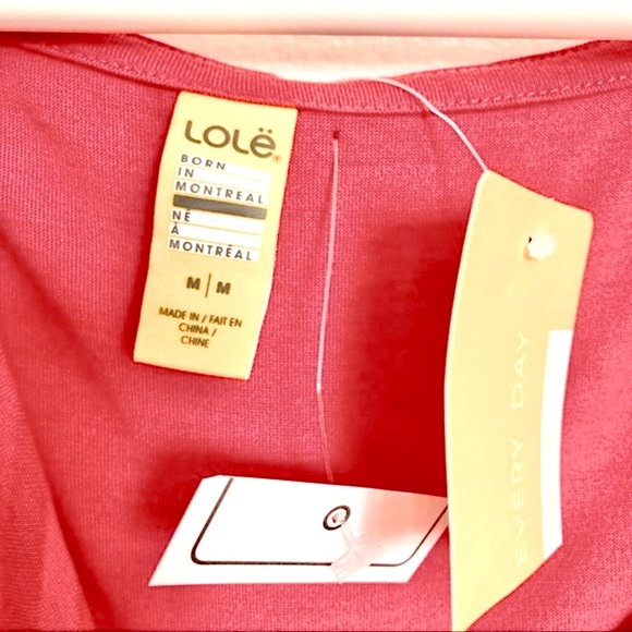 LOLE Montreal Salamander Pink Pullover Lightweight Hoodie Womens Medium - Picture 6 of 13